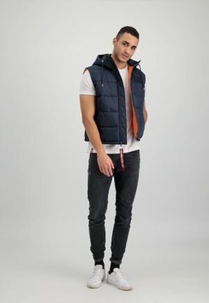 Alpha Industries Blouson »Alpha Industries Men - Vests Hooded Puffer Vest FD«