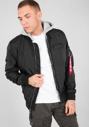 Alpha Industries Bomberjacke »Alpha Industries Men - Bomber & Flight Jackets MA-1 TT Hood«