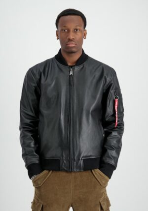 Alpha Industries Lederjacke »Alpha Industries Men - Leather & Faux Jackets MA-1 Leather LF«