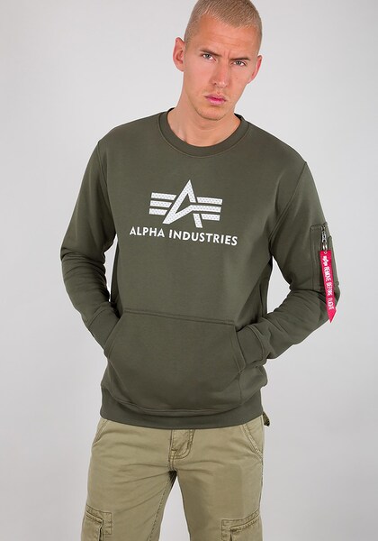 Alpha Industries Sweater »Alpha Industries Men - Sweatshirts 3D Logo Sweater«