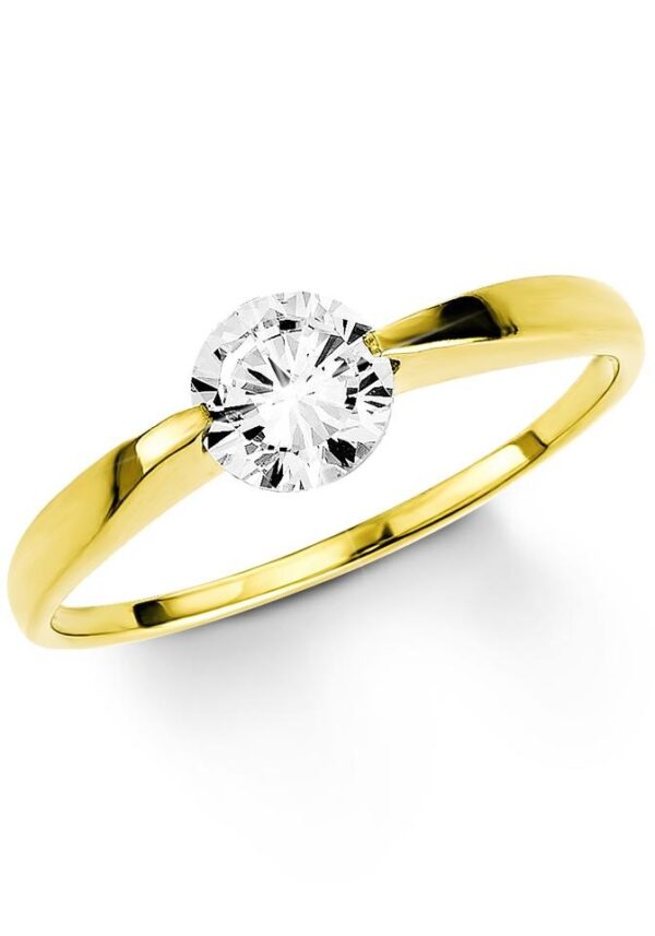 Amor Fingerring »Schmuck Geschenk Solitär Ring LIEBE