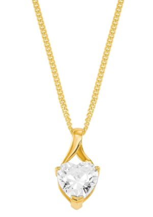 Amor Kette mit Anhänger »Schmuck Geschenk Halskette Herz LIEBE 2014209 Gold 585«