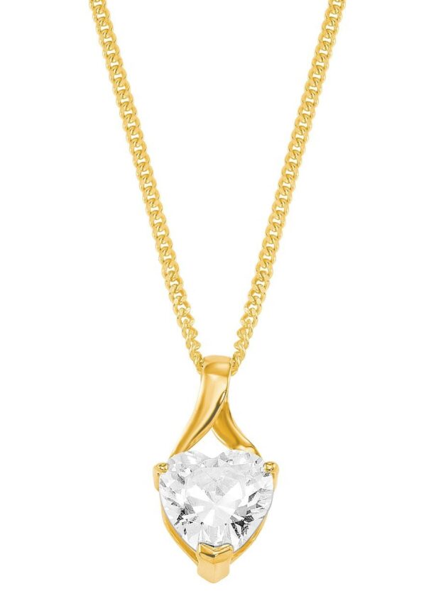 Amor Kette mit Anhänger »Schmuck Geschenk Halskette Herz LIEBE 2014209 Gold 585«