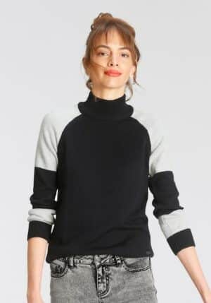 Arizona Rollkragenpullover »Rolli colorblocking«