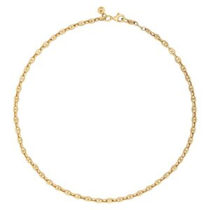 CAÏ Collierkettchen »925 Silber vergoldet Choker Kaffeebohnenkette«