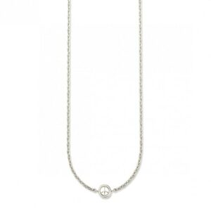 CAÏ Collierkettchen »925/- Sterling Silber rhodiniert Peace«