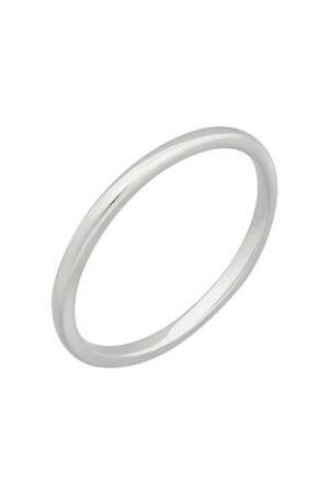 CAÏ Fingerring »925 Silber rhodiniert Basic Stacking«