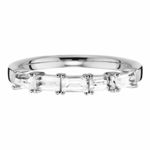 CAÏ Fingerring »925/- Sterling Silber rhodiniert mit Weißtopas«