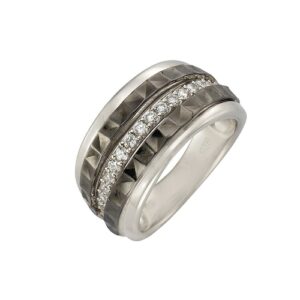 CELESTA Fingerring »925 Sterling Silber 2farbig Zirkonia«