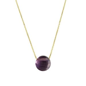 CELESTA Kette mit Anhänger »375/- Gelbgold Amethyst«