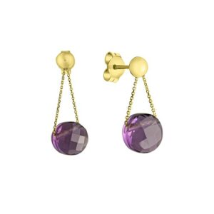 CELESTA Paar Ohrhänger »375/- Gelbgold Amethyst«