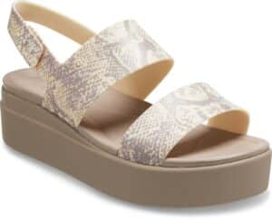 Crocs Keilsandalette »Brooklyn Snake Low Wedge«