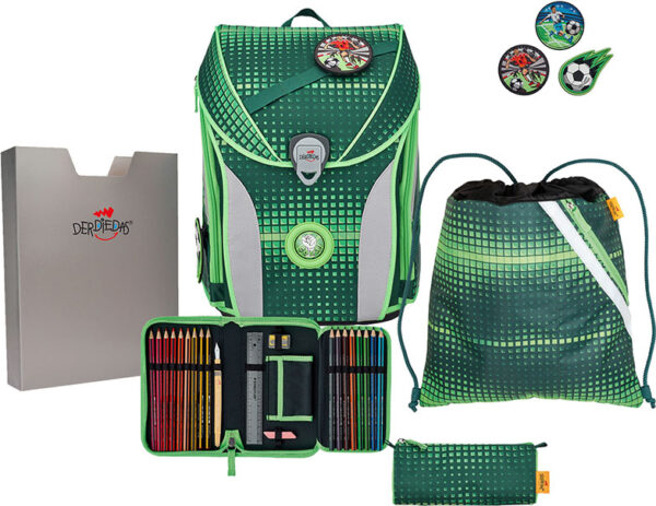 DerDieDas® Schulranzen »ErgoFlex MAX - Soccer Green«