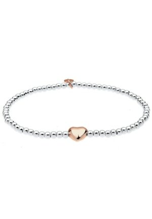 Elli Armband »Herz Liebe Kugeln 925 Sterling Silber«