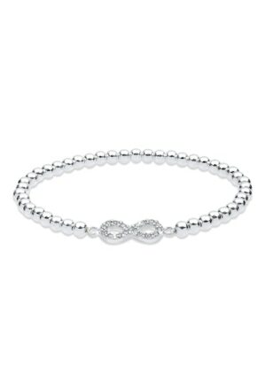 Elli Armband »Infinity Kristalle 925 Silber«