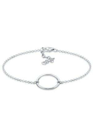 Elli Armband »Kreis Schlicht 925 Silber«