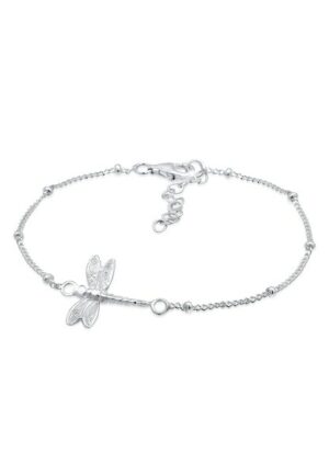 Elli Armband »Libelle Kugelkette Verspielt Sommer 925 Silber«