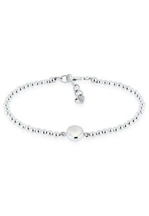 Elli Armband »Mondstein Kugel Rund 925 Sterling Silber«