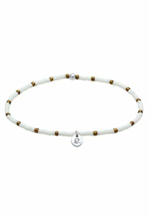 Elli Armband »Plättchen Anhänger Beads Kugeln Bunt 925 Silber«