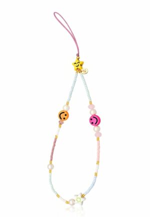 Elli Armband »Schmuckzubehör Beads Phone Kette Smiling 925 Silber«