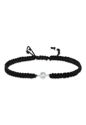 Elli Armband »Solitär Knoten Kristalle 925 Silber«