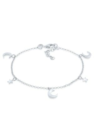 Elli Armband »Sterne Astro Halbmond 925 Silber«