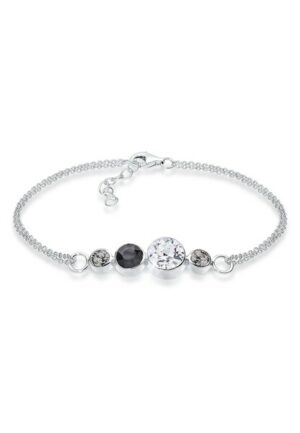 Elli Armband »Verspielt Kristalle 925 Sterling Silber«