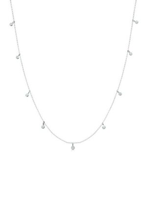 Elli Collierkettchen »Solitär Kristalle 925 Sterling Silber«