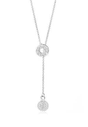 Elli Collierkettchen »Y-Kette Kristalle 925 Sterling Silber«