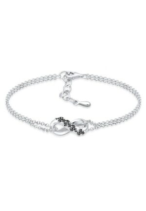 Elli DIAMONDS Armband »Infinity Symbol Diamant (0