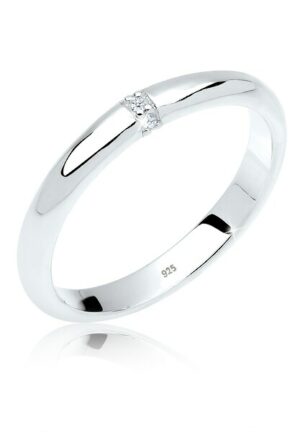 Elli DIAMONDS Verlobungsring »Diamant 0.045 ct. Klassik Verlobung 925 Silber«