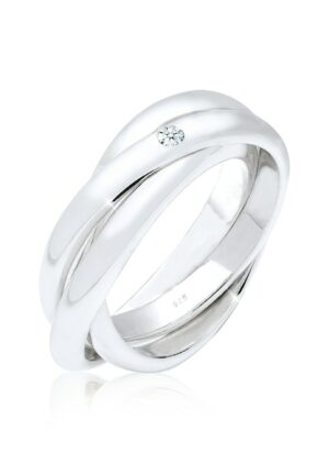 Elli DIAMONDS Verlobungsring »Verlobungsring Diamant 0.03 ct. 925 Silber«