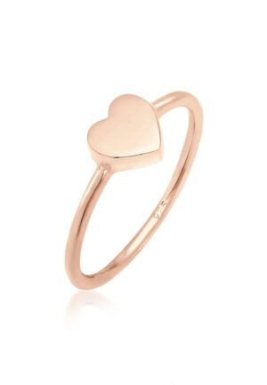 Elli Fingerring »Herz Liebe Valentinstag Zeitlos 925 Silber«