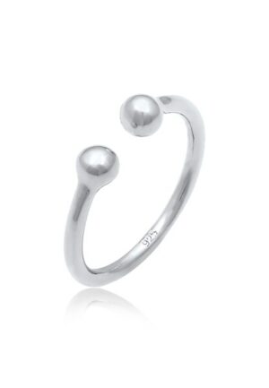 Elli Fingerring »Kugeln Minimal Offen Verstellbar 925 Sterling Silber«