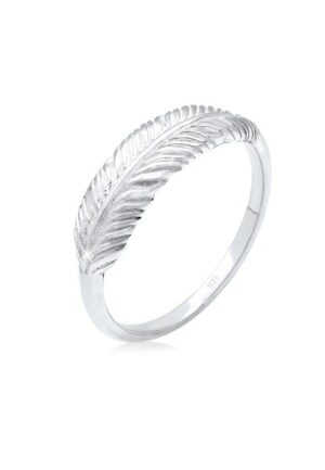 Elli Fingerring »Silberring Feder 925 Sterling Silber«