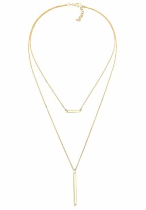 Elli Gliederkette »Choker Geo Layer Minimal 925 Silber«