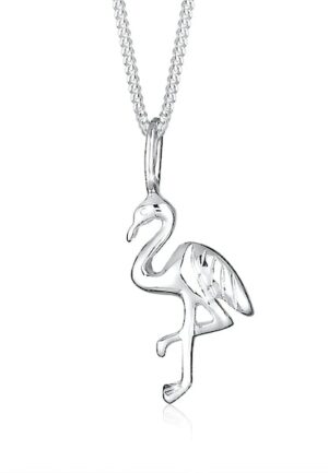 Elli Kette mit Anhänger »Flamingo Tropic 925 Sterling Silber«