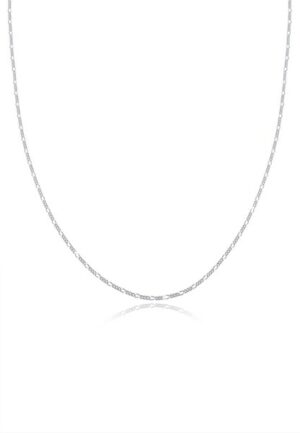 Elli Kette ohne Anhänger »Basic Figaro-Kette Klassisch 925 Sterling Silber«