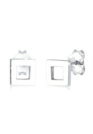 Elli Paar Ohrstecker »Stecker Basic Minimal Geo Look 925 Sterling Silber«