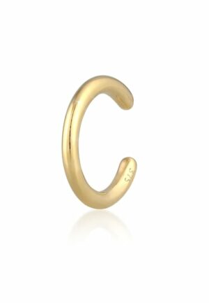 Elli Premium Single-Ohrhaken »Earcuff Ohrklemme Basic Trend 375 Gelbgold«