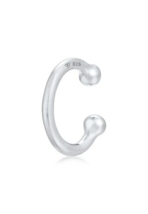 Elli Single-Ohrstecker »ClipOn Nasenpiercing Septum Basic Kugel 925 Silber«