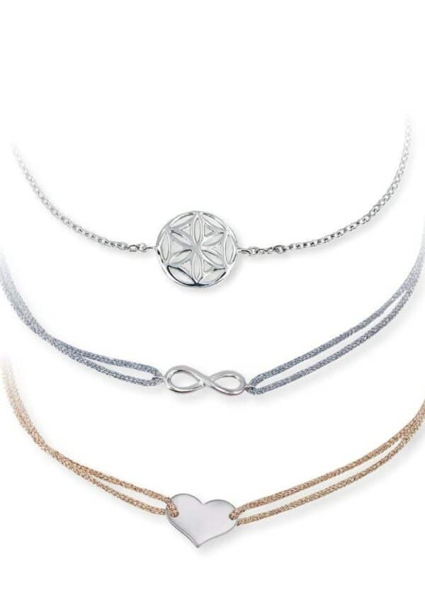 Engelsrufer Armband Set »Lebensblume Herz Infinity/Unendlichkeitsschleife