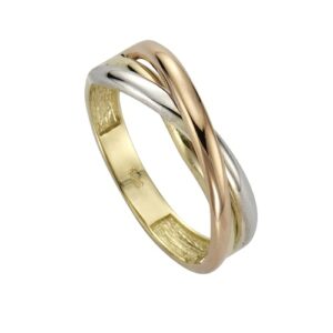 Fascination by Ellen K. Fingerring »Gold 333 dreifarbig«