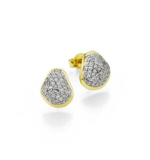 Fascination by Ellen K. Paar Ohrstecker »333/- Gelbgold bicolor Zirkonia«