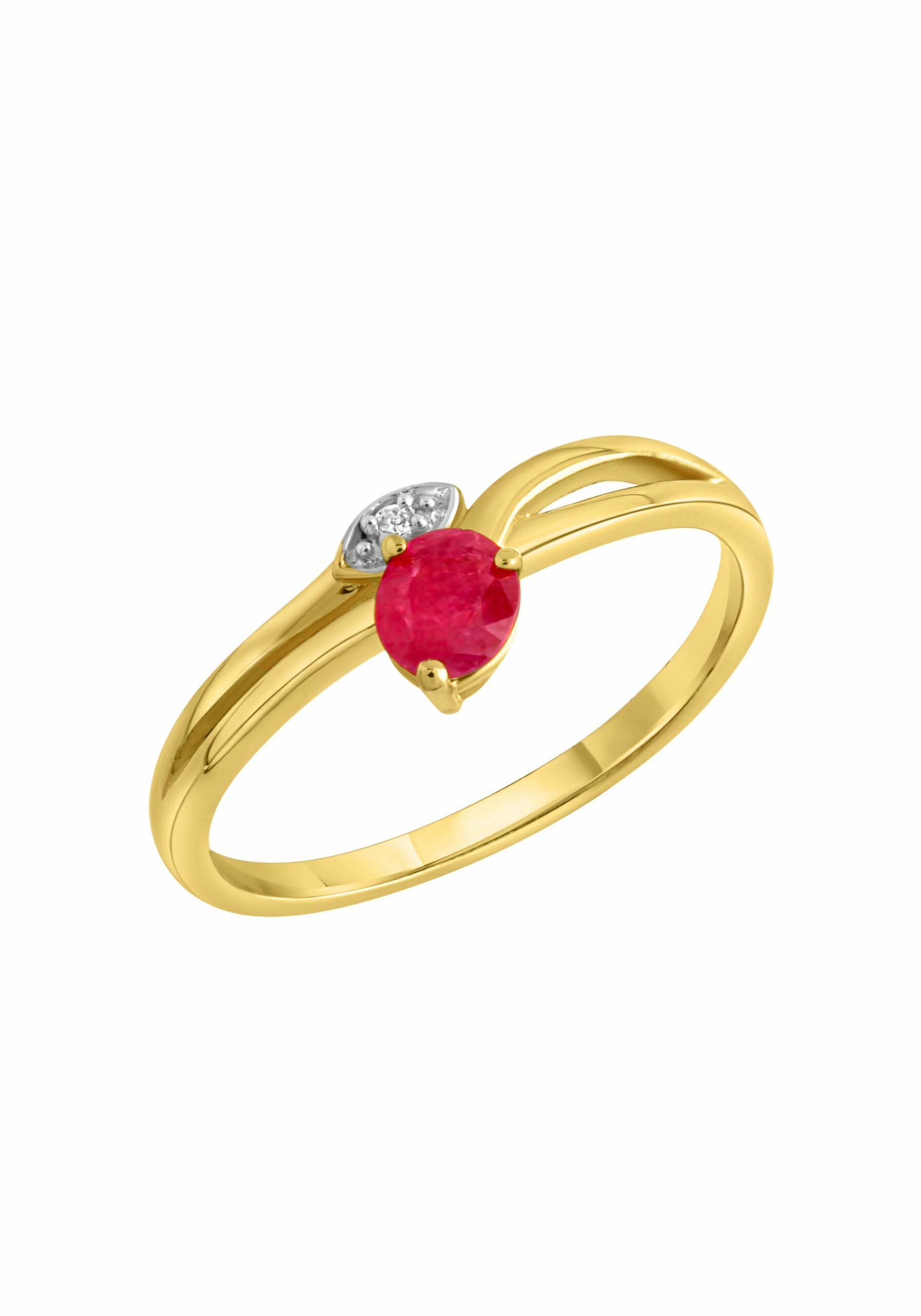 Firetti Fingerring »Schmuck Geschenk Gold 375 Damenring Goldring Blütenranke«