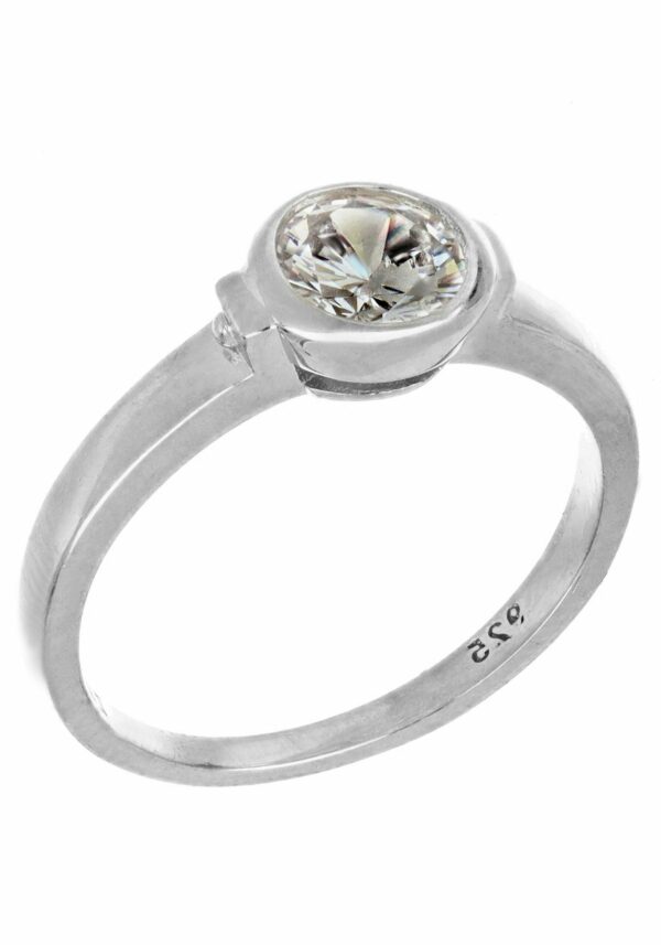 Firetti Fingerring »Schmuck Geschenk Silber 925 Silberring Basic Bezzel«