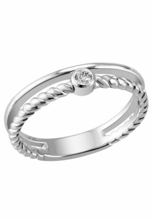 Firetti Fingerring »Schmuck Geschenk Silber 925 Silberring Fancy Oval«