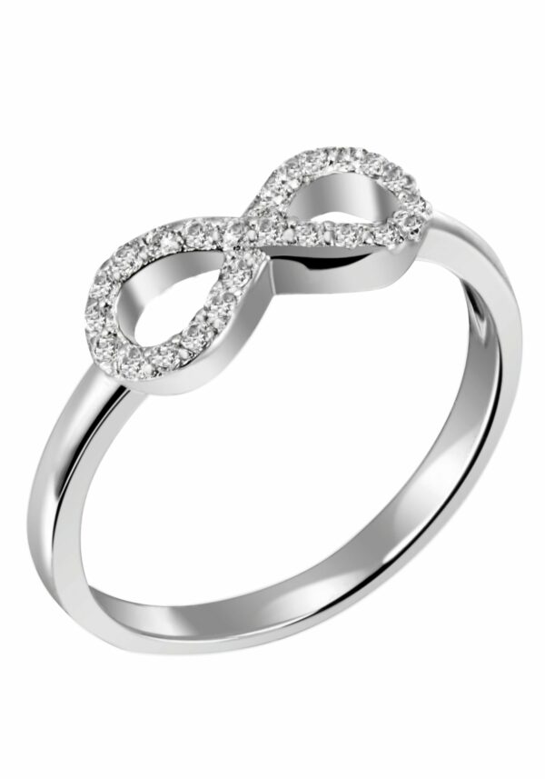 Firetti Fingerring »Schmuck Geschenk Silber 925 Silberring Infinity/Unendlichkeit«