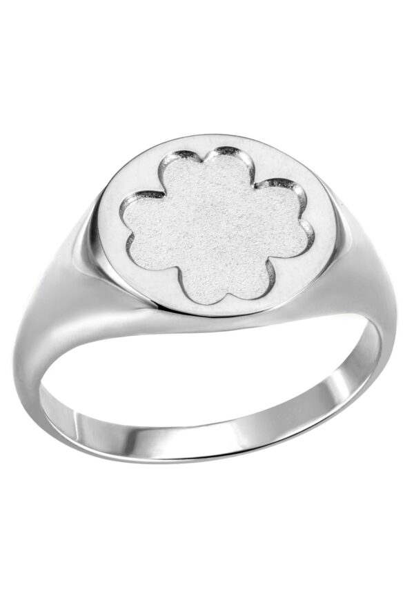 Firetti Fingerring »Schmuck Geschenk Silber 925 Silberring Kleeblatt«