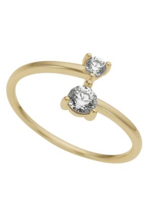 Firetti Goldring »Schmuck Geschenk Gold 333 Damenring Verlobungsring Goldring Solitär«